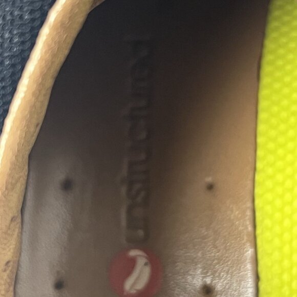 Clarks Unstructured Black Leather No Tie Slip On Sneakers Women’s 7.5 Walking - Picture 12 of 12